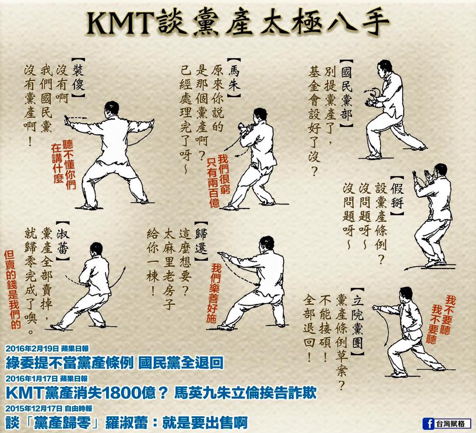 國民黨黨產問題打太極