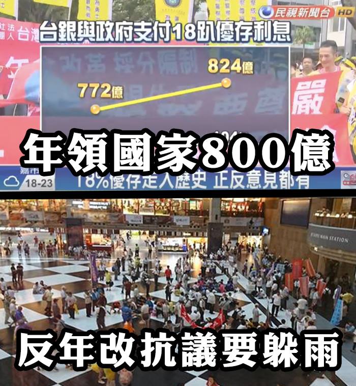 反年改抗議最大敵人：豪大雨