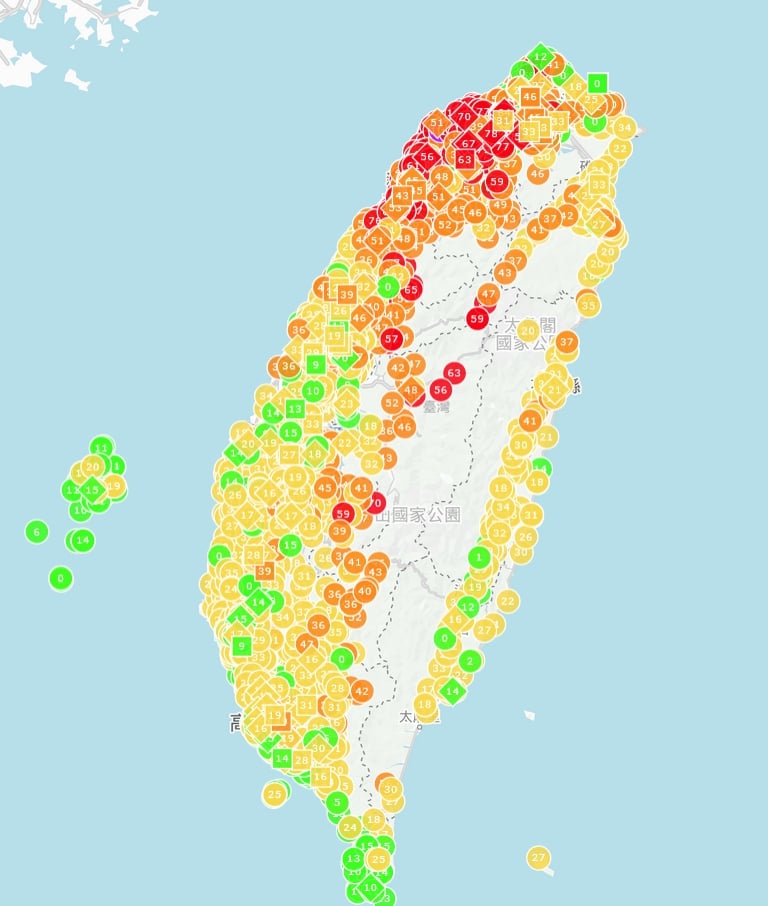 台灣北部紫爆 他們沒聲音