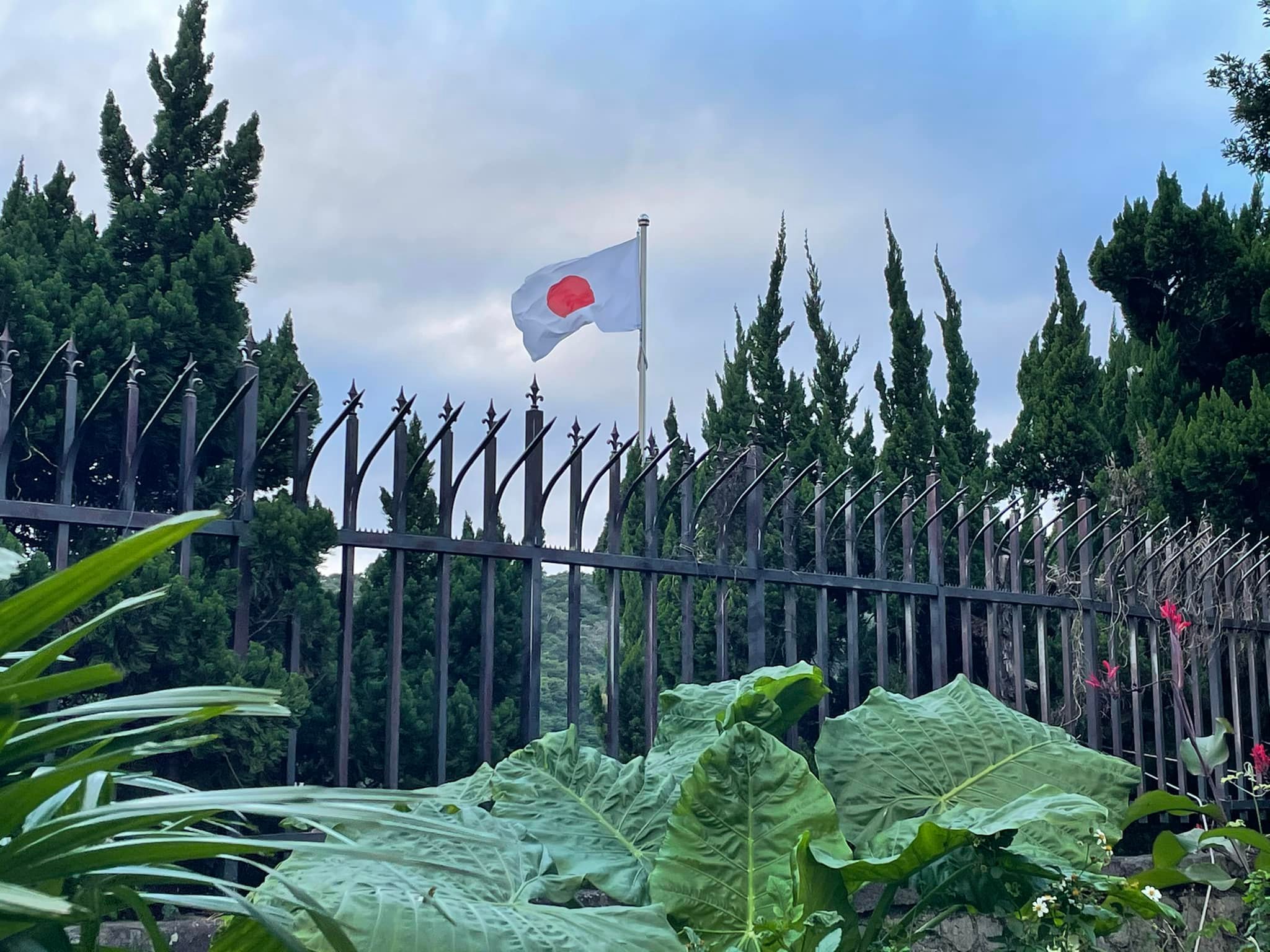 全台灣唯一公開升起日章旗