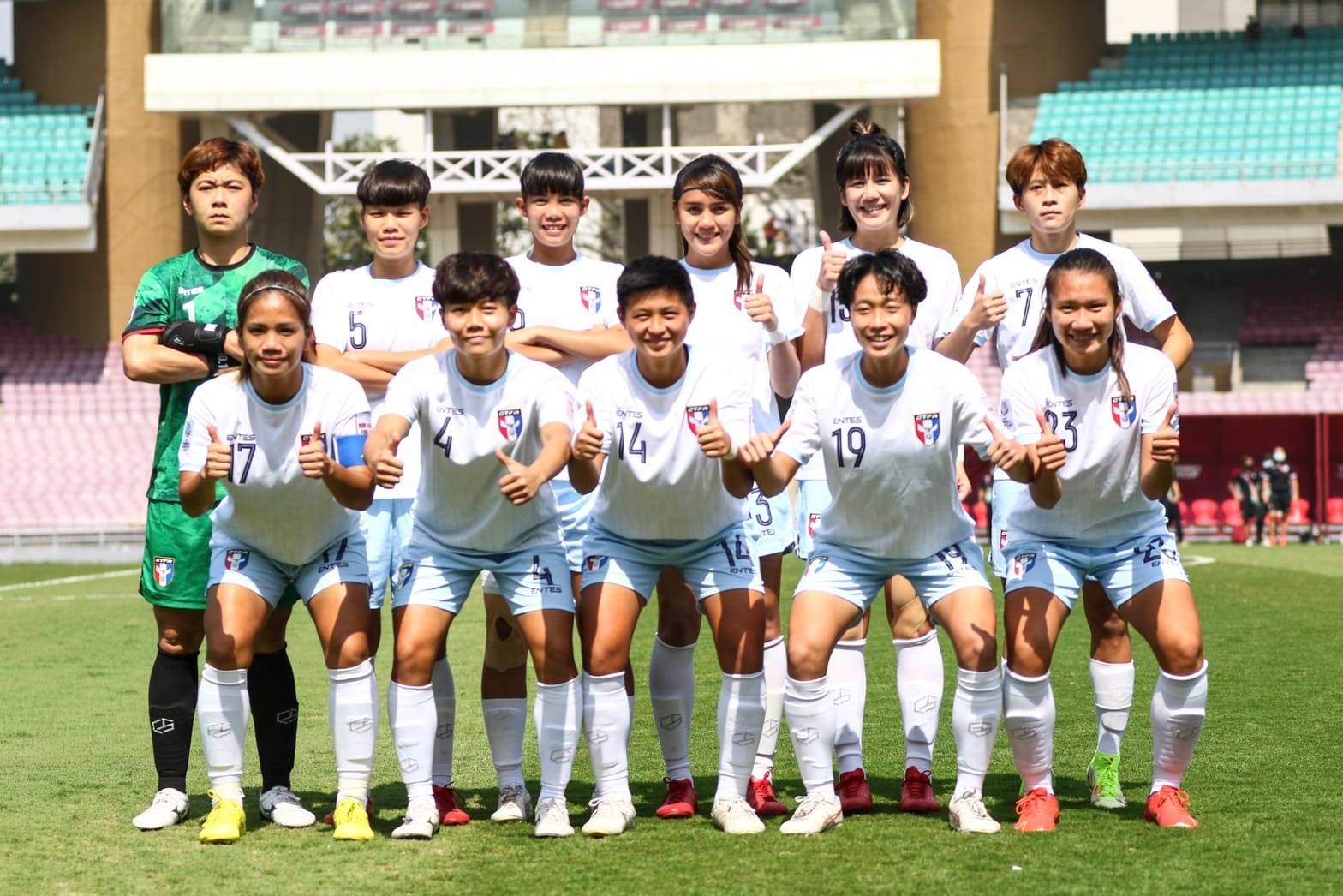 謝謝台灣女足每一場精彩的比賽