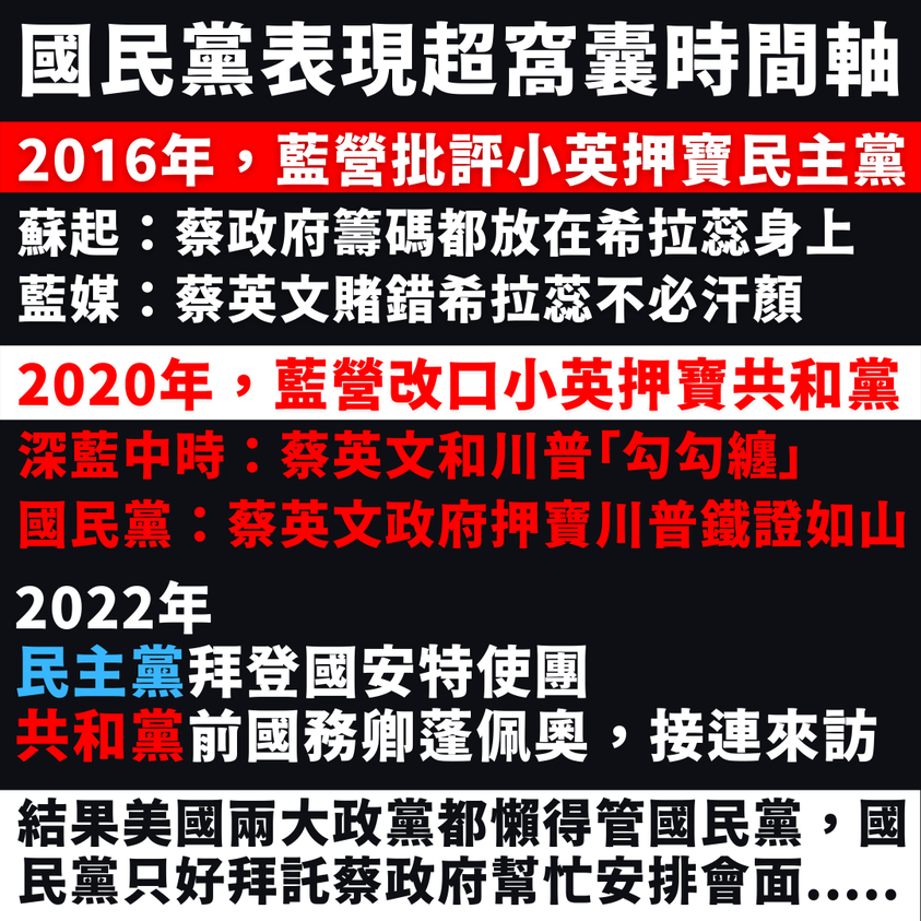 沒人要理國民黨了