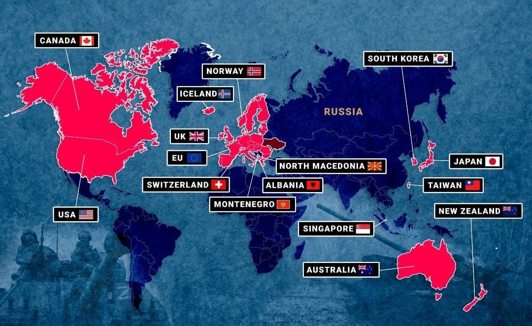 俄羅斯開出的不友善地圖