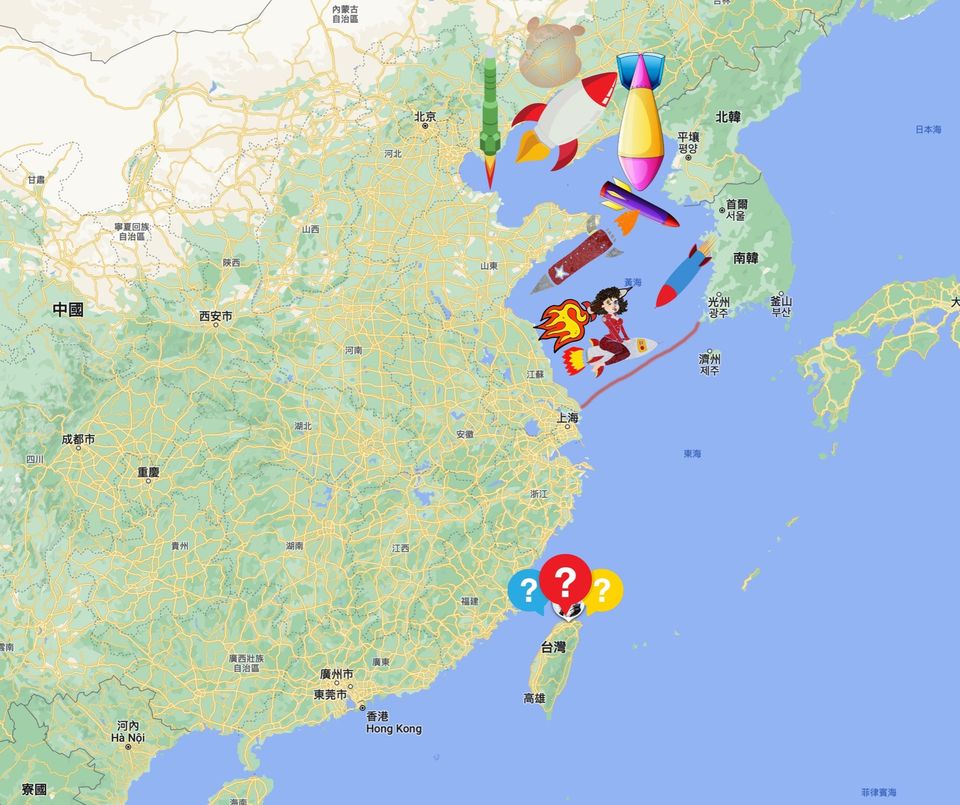 封鎖南北韓一個月，震攝台灣？