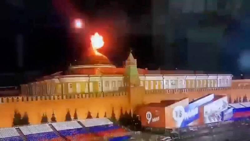 克里姆林宮遇襲 莫斯科市府：即日起禁飛無人機