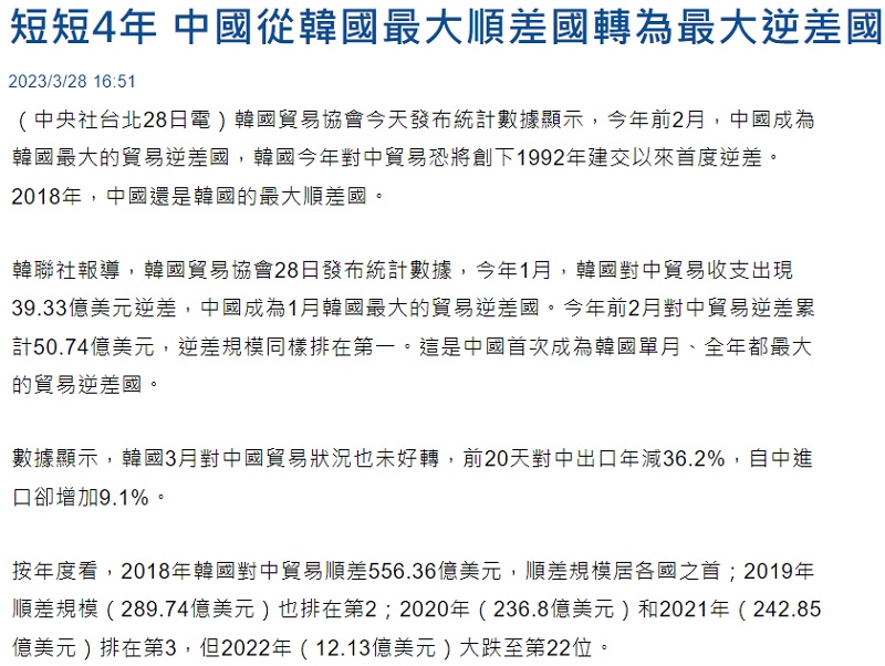 「最強經貿對手」為何落魄？ 