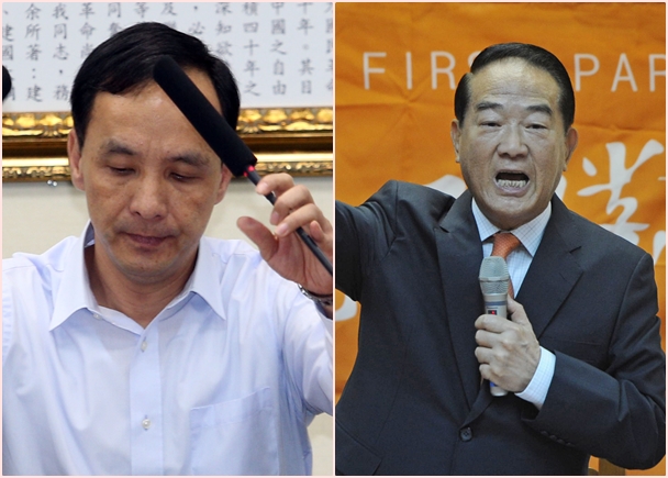 政壇兩大奇葩 宋楚瑜和朱立倫