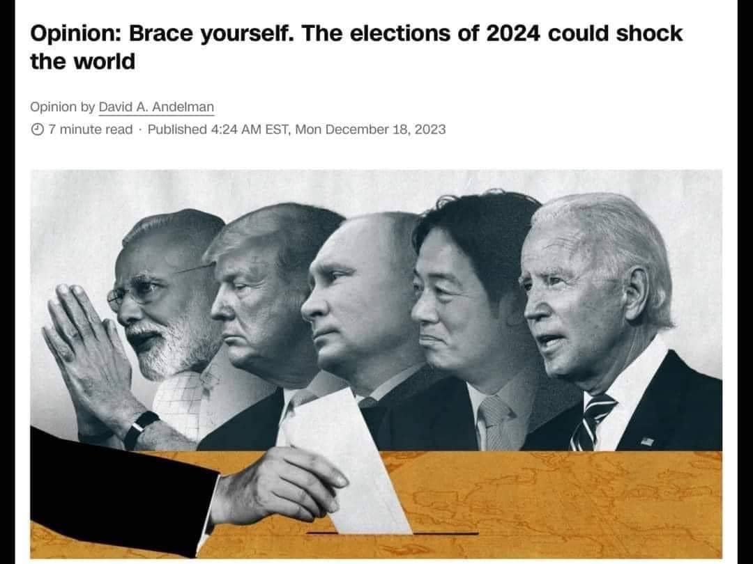 2024年四場影響全球的選舉