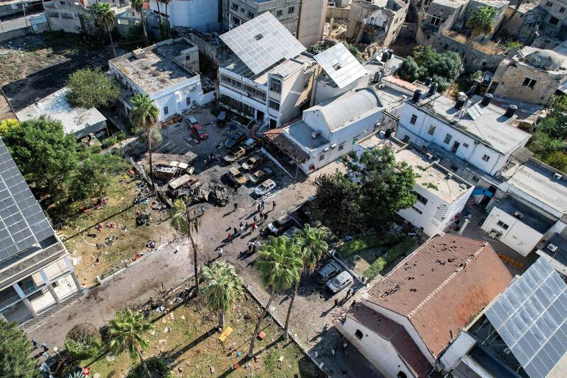 加薩醫院遇襲無彈坑 徐某人:爆炸案是哈瑪斯所為